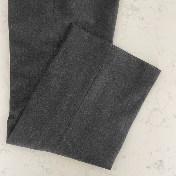 Windsmoor Hi Rise Straight Leg Lined Wool Poly Blend Trousers Charcoal Grey Sz 8 - Picture 2 of 11